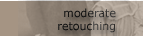 moderate retouching